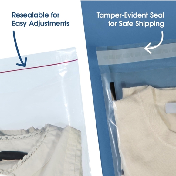 20 - 18x24" Self Seal Clear Polymailers - Picture 3 of 5